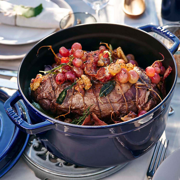 Staub Round Dutch Oven Cocette - Dark Blue 7QT