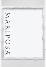 Mariposa White Bamboo Frame 5 x 7