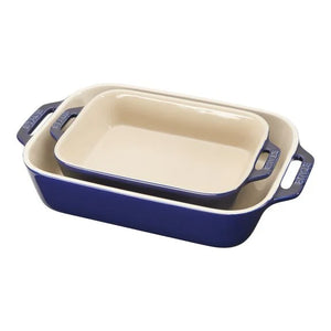 BLUE 2 Pc Rect Baking Dish Set - STAUB