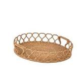 Small Rattan Looped Tray