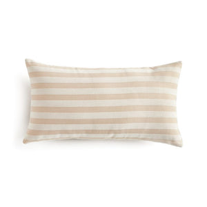 Natural Stripe Lumbar Pillow