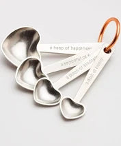 Beehive Heart Measuring Spoons