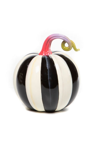 Fortune Teller Courtly Striped Pumpkin Small