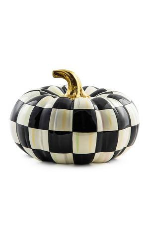 Courtly Check Squashed Glossy Pumpkin Medium