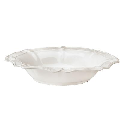 Berry & Thread  Large. Scallop Serving Bowl- White