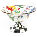 Flower Market Compote Large WHITE