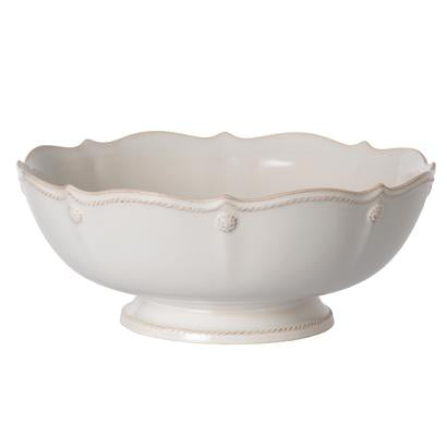 Berry & Thread Footed Fruit Bowl- White