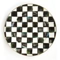 Courtly Check Enamel Charger Plate