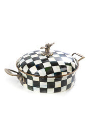 Courtly Check Enamel 5 Qt. Casserole
