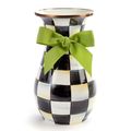 Courtly Check Enamel Tall Vase