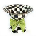 Courtly Check Enamel Compote  Large