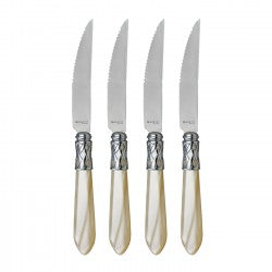 Aladdin   Steak Knives Brilliant Ivory  set/4