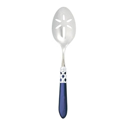 Aladdin Blue Slotted Serving Spoon