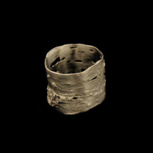 Birch Bark Napkin Rings Set of 4