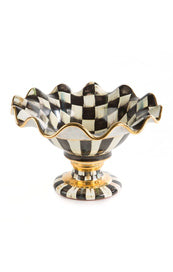 Courtly Check Ceramic Compote