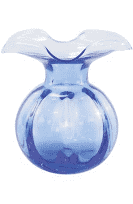 Hibiscus  Cobalt Bud Vase