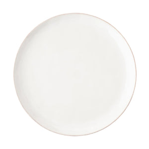 Puro Coupe Dinner Plate Whitewash