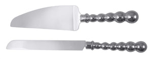 Pearled Cake Server Set