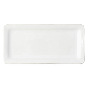 Puro Rectangular Appetizer Platter Whitewash