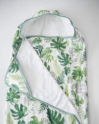 Tropical Leaf Big Kid Towel Set