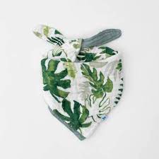 Tropical Leaf Bandana Bib