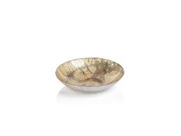 Golden Pearl Metallic Watercolor Bowl