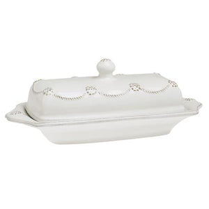 Berry & Thread  Butter Dish - White