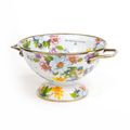 Flower Market Small Colander  White