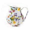 Flower Market Pitcher  White