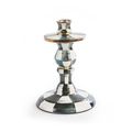 Courtly Check Enamel Candlestick  Small