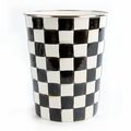 Courtly Check Enamel Waste Bin