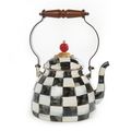 Courtly Check Enamel Tea Kettle  2 Qt.