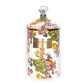 Flower Market Large Canister  White