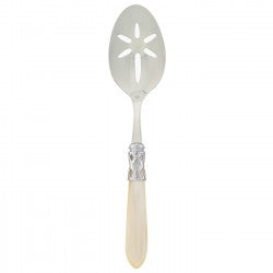 Aladdin Slotted Spoon Ivory