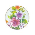 Flower Market Salad / Dessert Plate  White