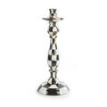 Courtly Check Enamel Candlestick  Large