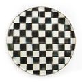 Courtly Check Enamel Round Tray