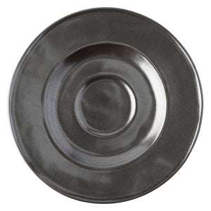 Pewter Stoneware Saucer
