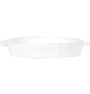Lastra Handled Oval Baker Large